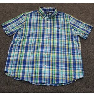 Ralph Lauren Classic Fit‎ Performance RL Untucked Plaid Shirt XL